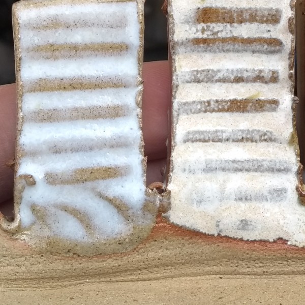 Nuka rice-husk ash glaze, milky bluish-white