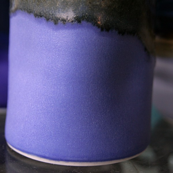 + MgO → purple